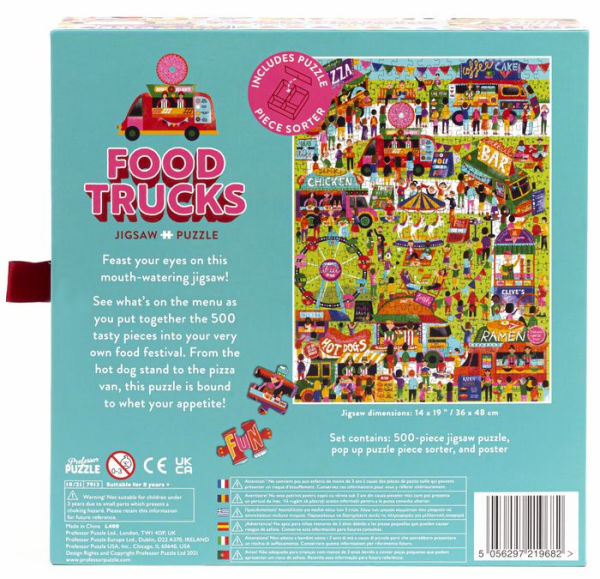 Food Trucks 500pc Jigsaw