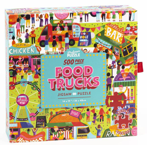 Food Trucks 500pc Jigsaw