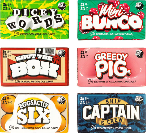Mini Dice Games- 18ct. Display