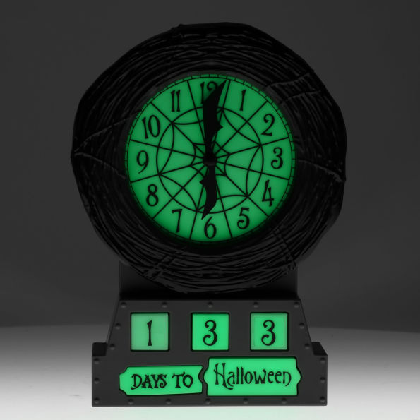 Nightmare Before Christmas Glow-In-the-Dark Clock