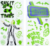 Alternative view 2 of Beetlejuice Glow in the Dark Wall Decals