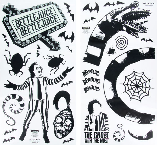 Beetlejuice Glow in the Dark Wall Decals