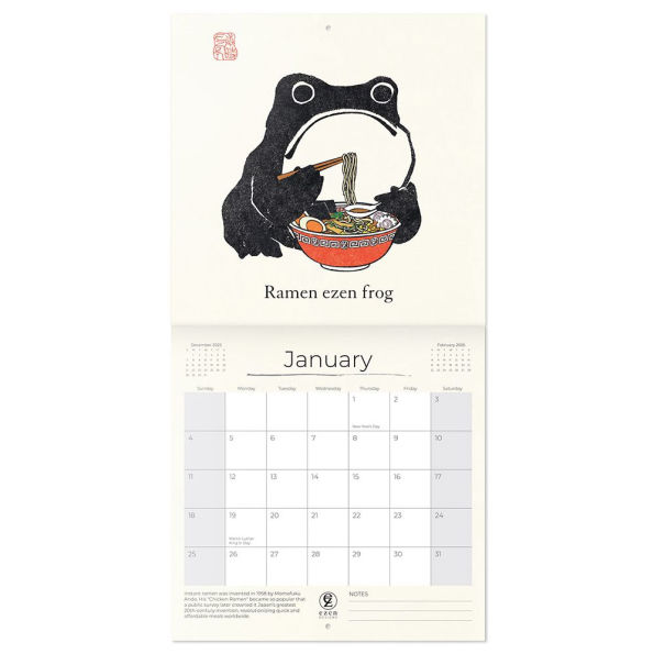 2026 EZEN FROG WALL CALENDAR