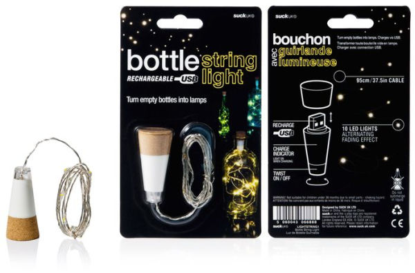 Rechargable Bottle String Lights