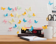 Alternative view 4 of 3D Butterfly Sticky Notes