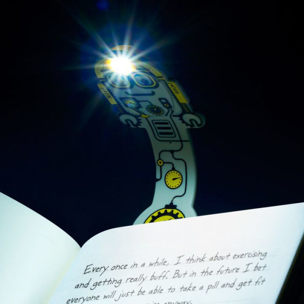 Flexilight Pals Robot Grey Booklight