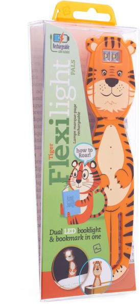Flexilight Rechargeable Pals Tiger Booklight