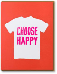 Title: WOW - Choose Happy Greeting Card