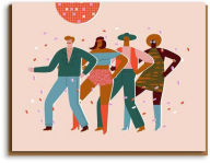 Title: Taisiia Kordiukova - Disco Friends Greeting Card