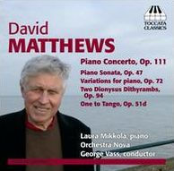 David Matthews: Music for Piano