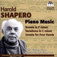 Harold Shapero: Piano Music