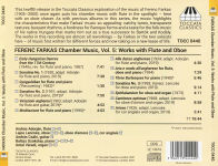 Alternative view 2 of Ferenc Farkas: Chamber Music, Vol. 5 - Works with Flute and Oboe