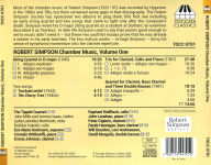 Alternative view 2 of Robert Simpson: Chamber Music, Vol. 1