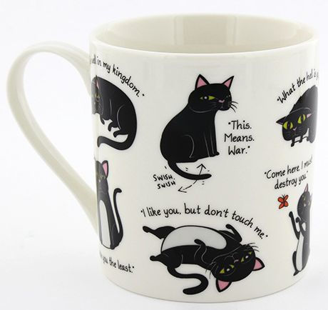 Cattitude Mug 12 oz