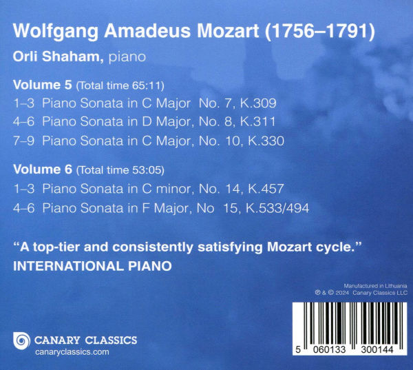 Mozart: Complete Piano Sonatas, Vols. 5 & 6