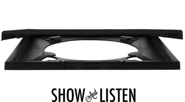 Show & Listen Black Record Frame