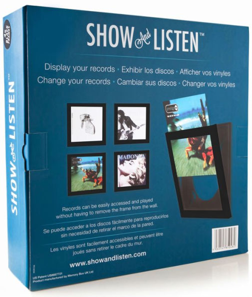 Show & Listen Black Record Frame - Four Pack