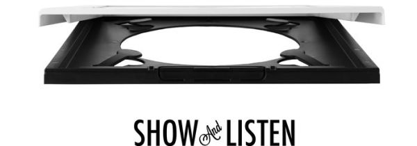 Show & Listen White Record Frame - Four Pack