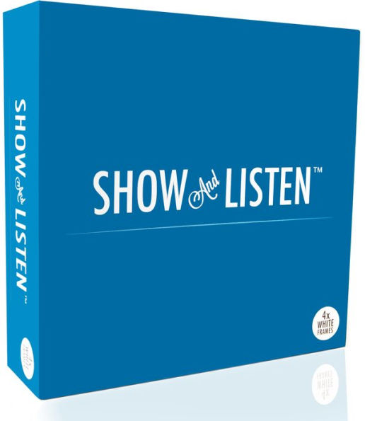 Show & Listen White Record Frame - Four Pack