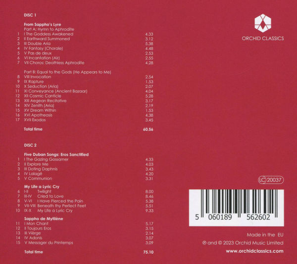 Constantine Caravassilis: From Sappho's Lyre