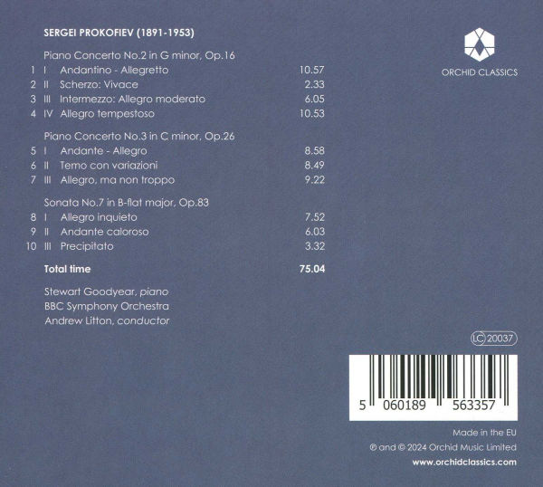 Prokofiev: Piano Concertos 2 & 3; Piano Sonata No. 7