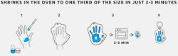 Alternative view 4 of Hand Print Shrink Keychain Kit