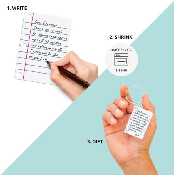 Little Letter Shrink Keyring Kit