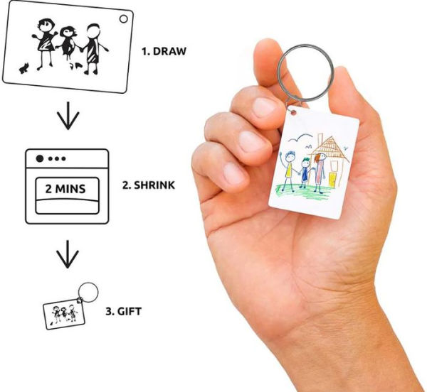 Drawing Shrink Keyring