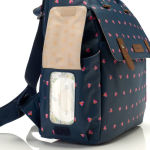 Alternative view 8 of Babymel Robyn Convertible Backpack - Origami Heart Navy