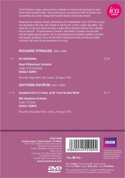 Rudolf Kempe: Richard Strauss/Dvorak