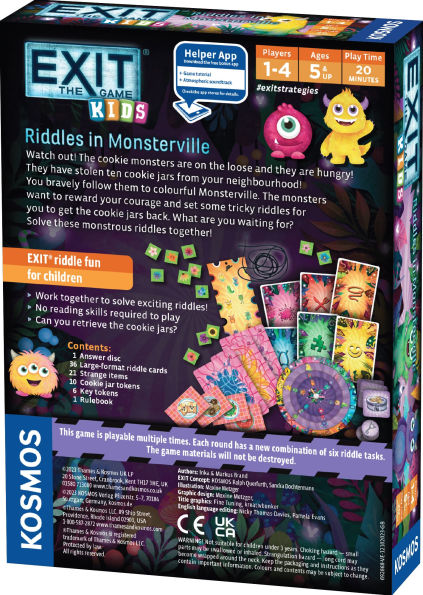 EXIT KIDS: Riddles in Monsterville by Inka Brand, Markus Brand