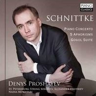 Schnittke: Piano Concerto; 5 Aphorisms; Gogol Suite