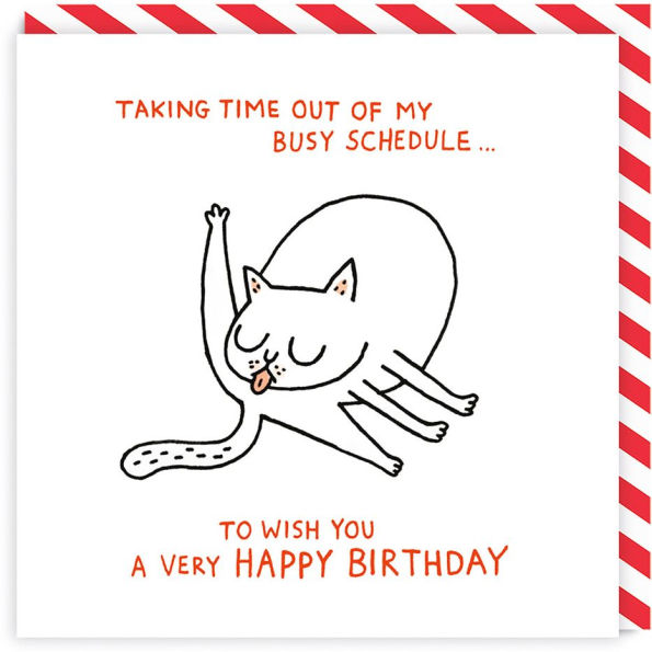 Busy Schedule Birthday Card