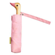 Title: Barbie Pink Eco-Friendly Compact Duck Umbrella