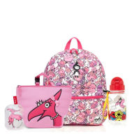 Title: Zip & Zoe Junior Backpack Robots Pink/Daisy Bundle