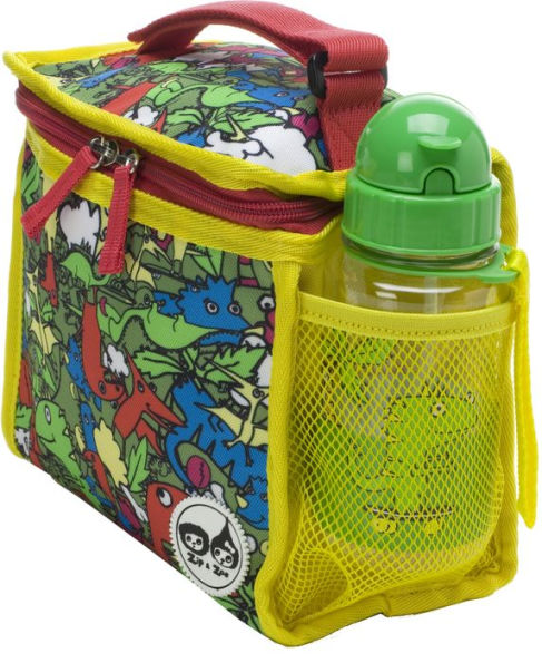 Zip and Zoe Zipped Lunch bag and Ice pack Dino Multi