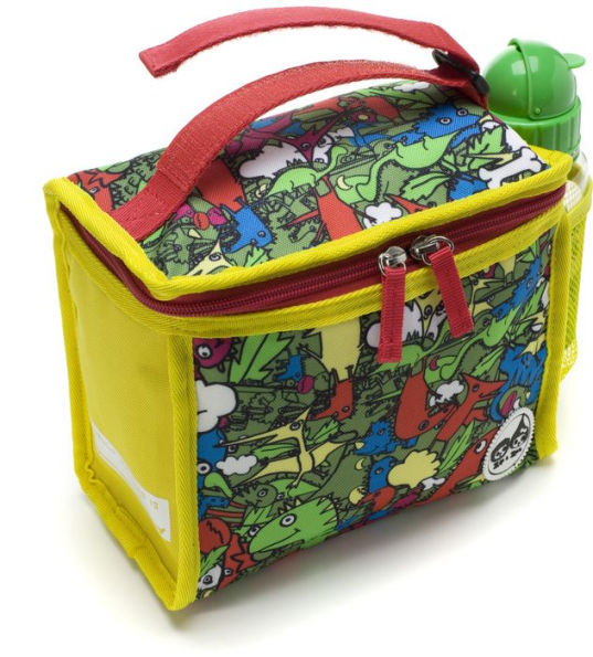 Zip and Zoe Zipped Lunch bag and Ice pack Dino Multi