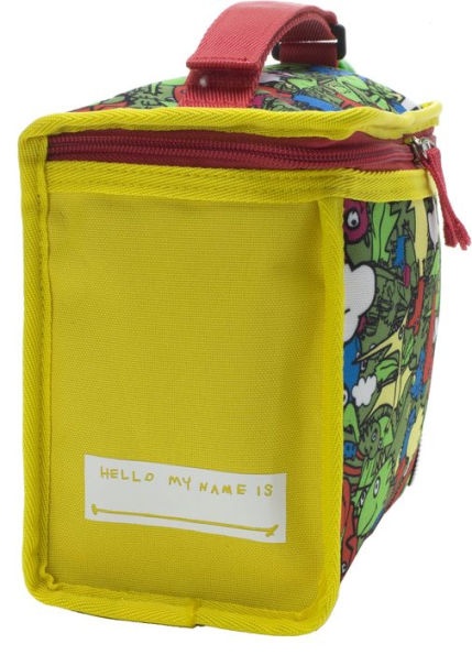 Zip and Zoe Zipped Lunch bag and Ice pack Dino Multi