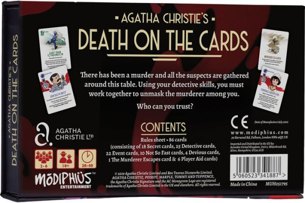 Agatha Christie Playing Cards