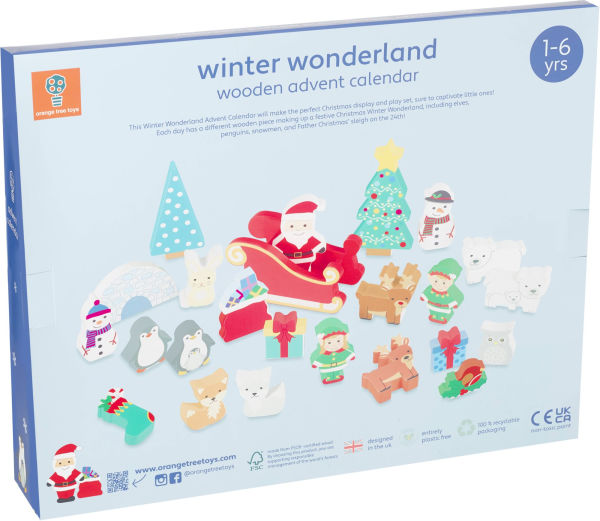 Winter Wonderland Wooden Advent Calendar