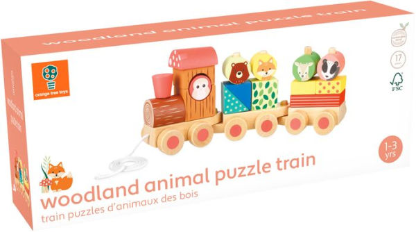 Woodland Animal Puzzle Train