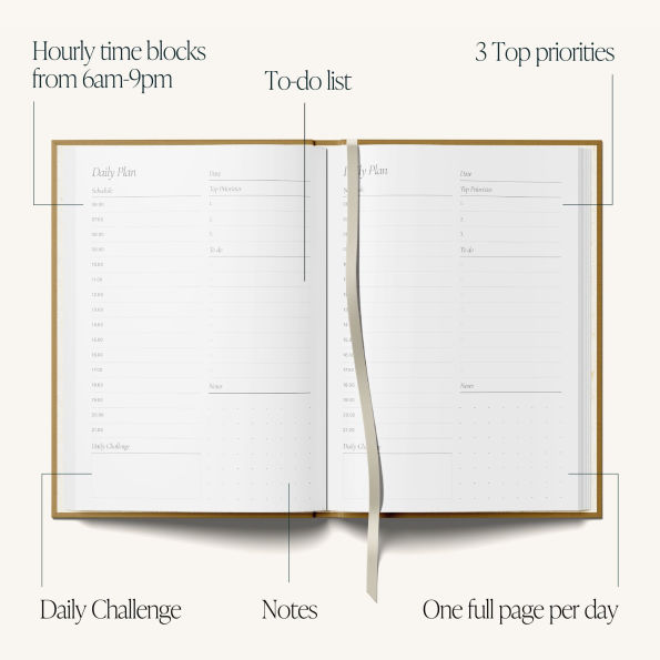 Daily Planner Undated A5 - Sunset