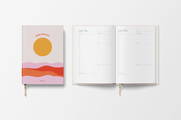 Daily Planner Undated A5 - Sunset