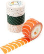 Alternative view 2 of Sushi Roll Patterned Washi Tape