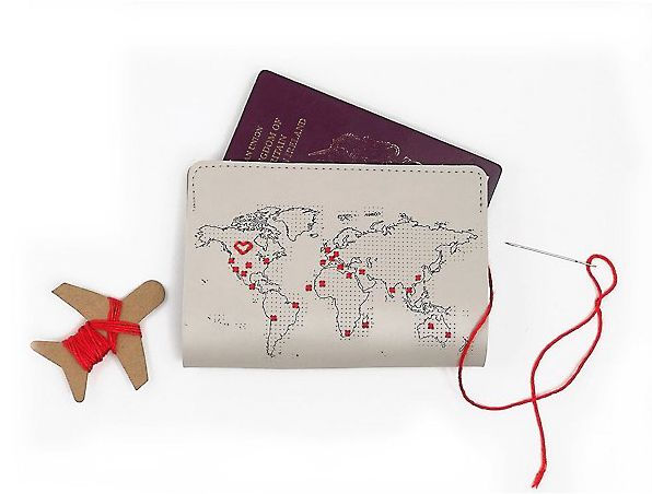 Stitch Your Travels Passport Cover