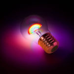 Alternative view 1 of Rechargeable Cordless Rainbow Light Bulb