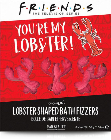 Warner Friends Lobster Bath Fizzers - 6pc