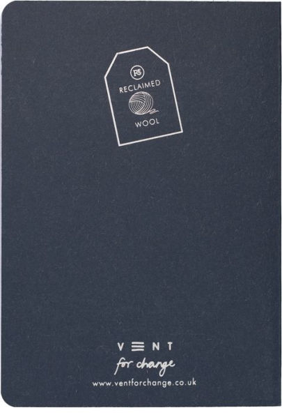 Reclaim Blue Wool Recycled Notebook