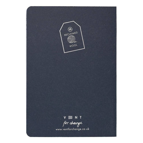 Reclaim Blue Wool Recycled Notebook