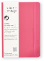 MAKE A MARK A5 Recycled Lined Leather Notebook Pink